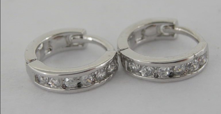 SE03632, Ladies' Moissanite Ring, S925, Rhodium Plated, White, 1.47g