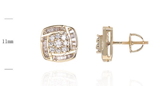 SE40846, Ladies' Moissanite Ring, S925, Rhodium Plated, White, 3.28g