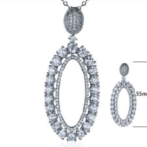 SZ11196, Ladies' Moissanite Ring, S925, Rhodium Plated, White, 8.6g