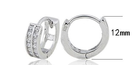 SE03613, Ladies' Moissanite Ring, S925, Rhodium Plated, White, 2.167g