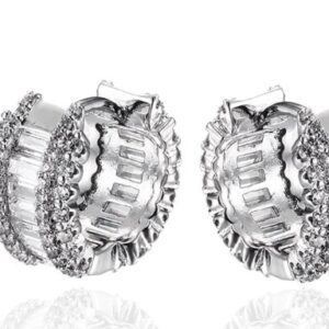 SE33254, Ladies' Moissanite Ring, S925, Rhodium Plated, White, 5.315g