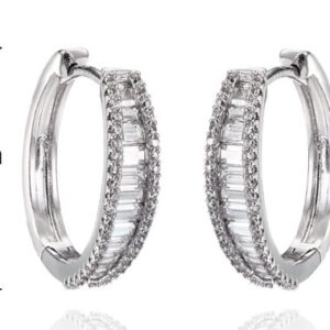 SE32636, Ladies' Moissanite Ring, S925, Rhodium Plated, White, 3.993g