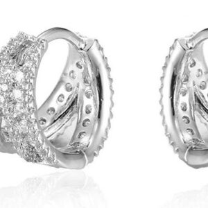 SE31214, Ladies' Moissanite Ring, S925, Rhodium Plated, White, 4.184g