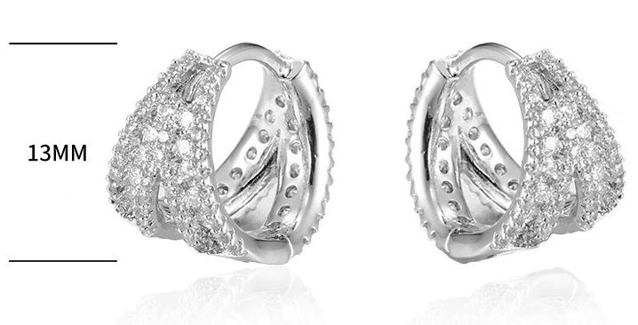 SE31214, Ladies' Moissanite Ring, S925, Rhodium Plated, White, 4.184g