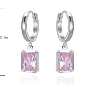 SE43288, Ladies' Moissanite Ring, S925, Rhodium Plated, White, 2.92g