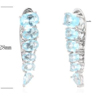 SE30554, Ladies' Moissanite Ring, S925, Rhodium Plated, White, 4.763g