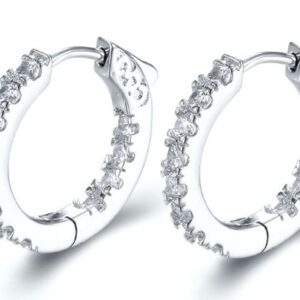 SE18928, Ladies' Moissanite Ring, S925, Rhodium Plated, White, 5.428g