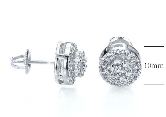 SE18953, Ladies' Moissanite Ring, S925, Rhodium Plated, White, 6.2g