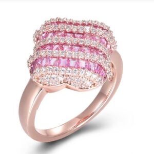 SJ44764, Ladies' Moissanite Ring, S925, Rhodium Plated, White, 4.41g