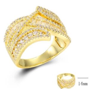 SJ41968, Ladies' Moissanite Ring, S925, Rhodium Plated, White, 6.3g