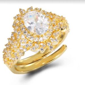 SJ40454, Ladies' Moissanite Ring, S925, Rhodium Plated, White, 3.58g