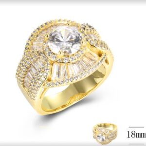 SJ41917, Ladies' Moissanite Ring, S925, Rhodium Plated, White, 8.08g