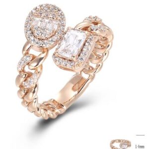 SJ44635, Ladies' Moissanite Ring, S925, Rhodium Plated, White, 4.27g