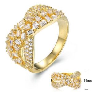 SJ30364, Ladies' Moissanite Ring, S925, Rhodium Plated, White, 4.13g