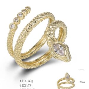 SJ53526, Ladies' Moissanite Ring, S925, Rhodium Plated, White, 4.37g