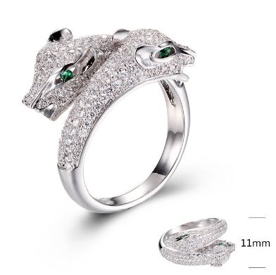 SJ29198, Ladies' Moissanite Ring, S925, Rhodium Plated, White, 5.9g