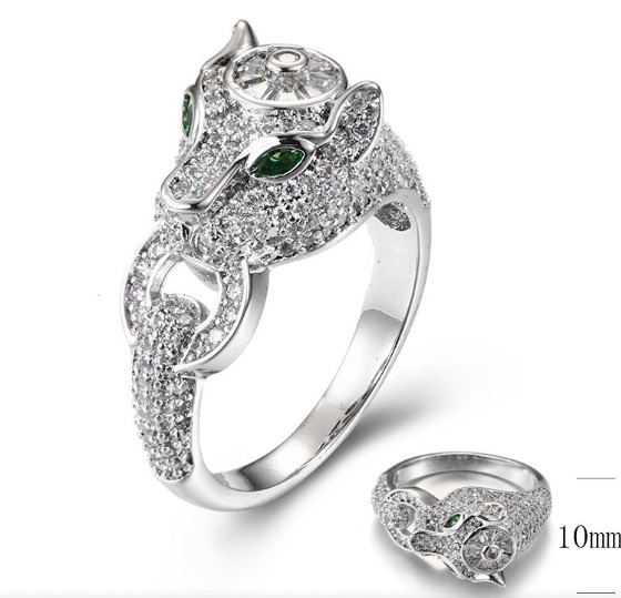 SJ39244, Ladies' Moissanite Ring, S925, Rhodium Plated, White, 5.3g