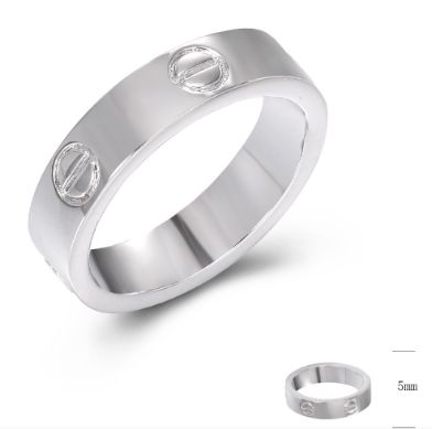 SJ49009, Ladies' Moissanite Ring, S925, Rhodium Plated, White, 5.56g