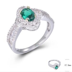 SJ47577, Ladies' Moissanite Ring, S925, Rhodium Plated, White, 3.44g
