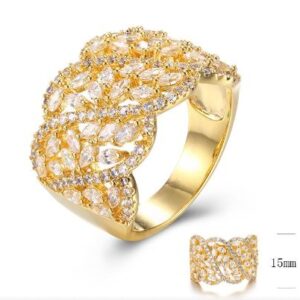 SJ30016, Ladies' Moissanite Ring, S925, Rhodium Plated, White, 6.62g