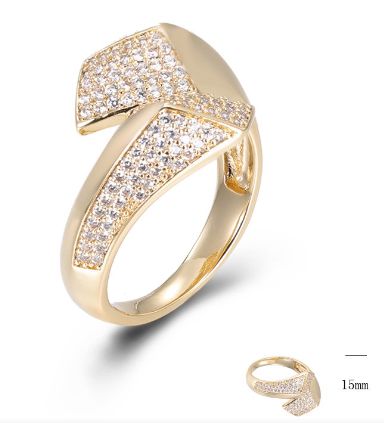 SJ46069, Ladies' Moissanite Ring, S925, Rhodium Plated, White, 3.98g