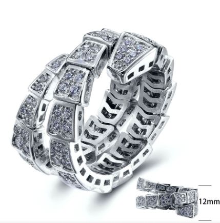 SJ24980, Ladies' Moissanite Ring, S925, Rhodium Plated, White, 11.16g