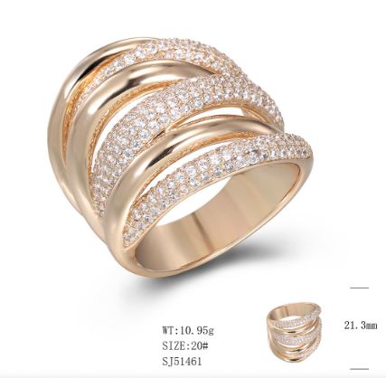 SJ51461, Ladies' Moissanite Ring, S925, Rhodium Plated, White, 12.29g