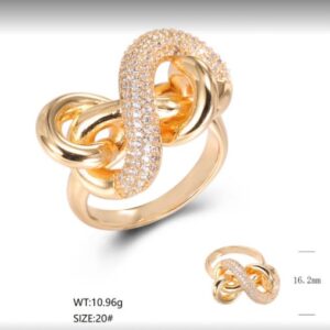 SJ48043, Ladies' Moissanite Ring, S925, Rhodium Plated, White, 10.97g