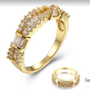 SJ34654, Ladies' Moissanite Ring, S925, Rhodium Plated, White, 2.75g