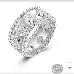 SJ45773, Ladies' Moissanite Ring, S925, Rhodium Plated, White, 6.18g