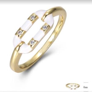 SJ44410, Ladies' Moissanite Ring, S925, Rhodium Plated, White, 1.93g