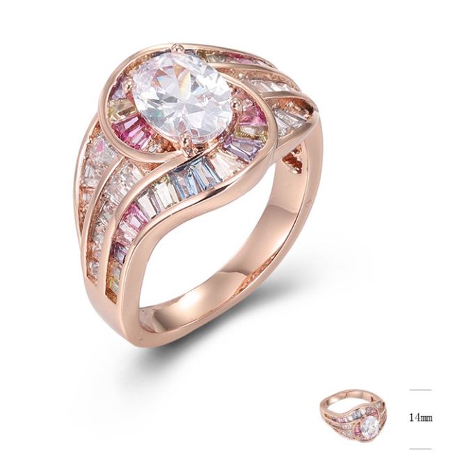 SJ44028, Ladies' Moissanite Ring, S925, Rhodium Plated, White, 5.13g