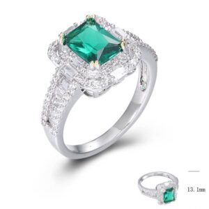 SJ47578, Ladies' Moissanite Ring, S925, Rhodium Plated, White, 3.86g