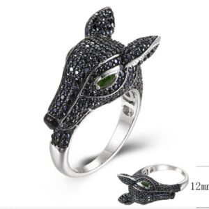 SJ36998, Ladies' Moissanite Ring, S925, Rhodium Plated, White, 7.16g