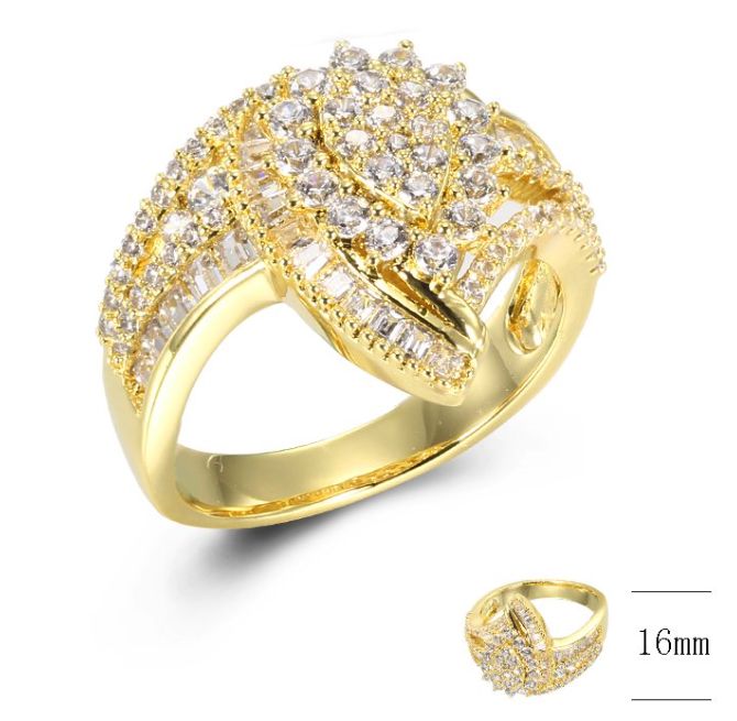 SJ41980, Ladies' Moissanite Ring, S925, Rhodium Plated, White, 5.62g