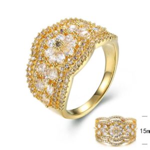 SJ30360, Ladies' Moissanite Ring, S925, Rhodium Plated, White, 5.22g