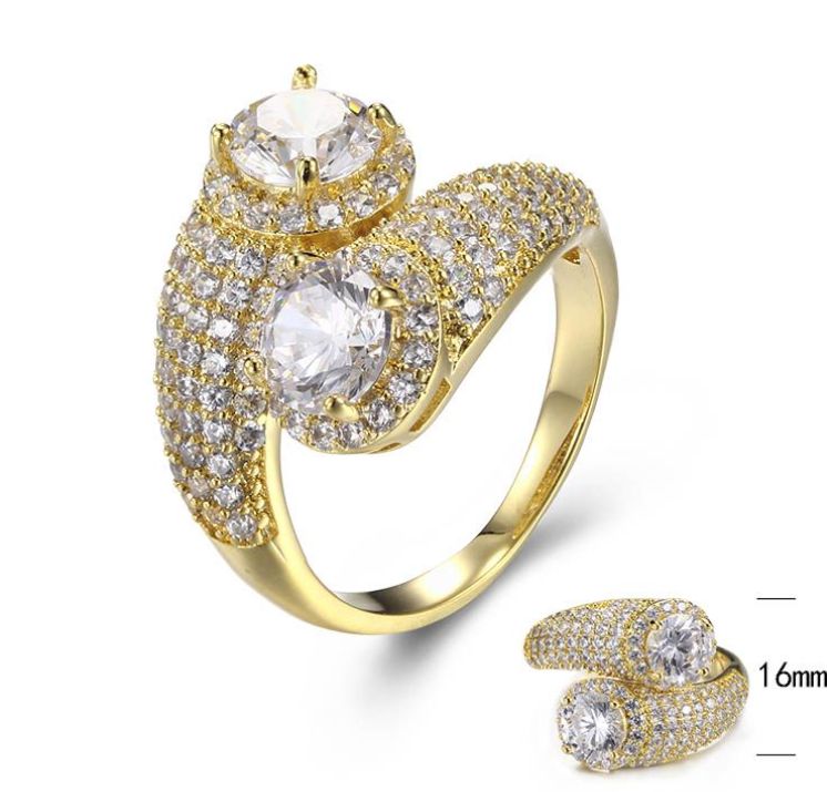 SJ30159, Ladies' Moissanite Ring, S925, Rhodium Plated, White, 4.4g