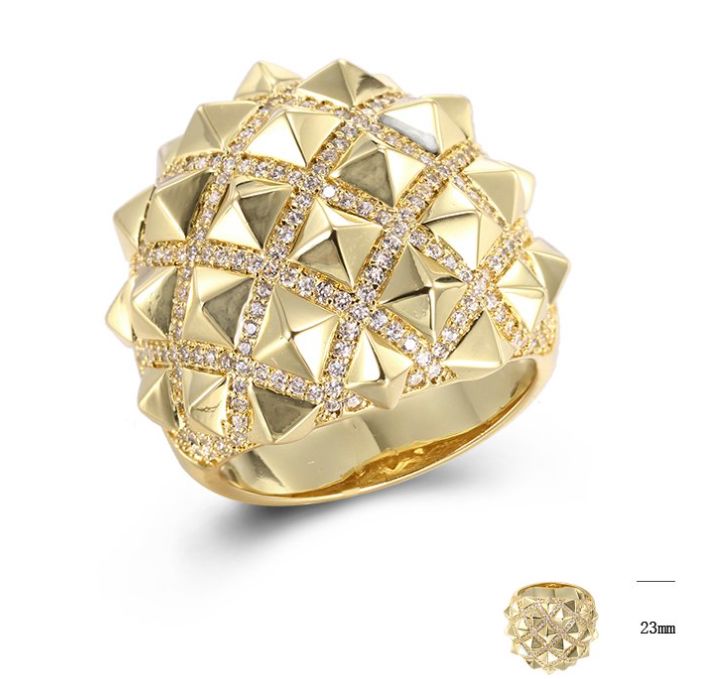SJ43308, Ladies' Moissanite Ring, S925, Rhodium Plated, White, 12.14g