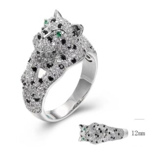 SJ34399, Ladies' Moissanite Ring, S925, Rhodium Plated, White, 5.23g