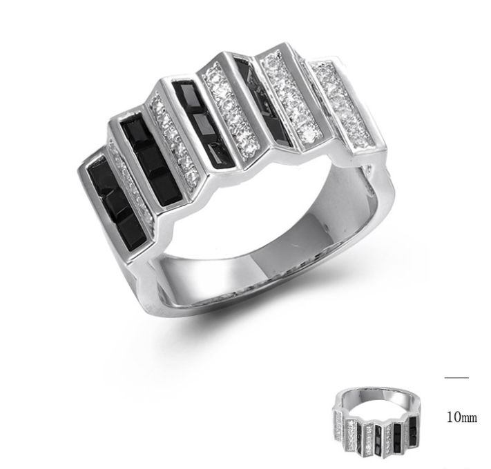 SJ44877, Ladies' Moissanite Ring, S925, Rhodium Plated, White, 5.02g