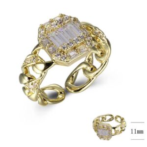 SJ42232, Ladies' Moissanite Ring, S925, Rhodium Plated, White, 3.38g
