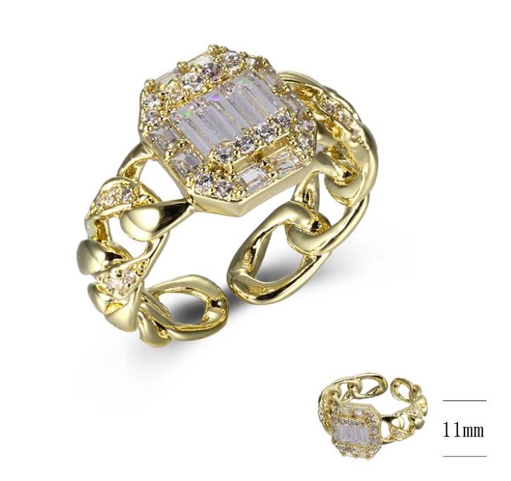 SJ42232, Ladies' Moissanite Ring, S925, Rhodium Plated, White, 3.38g