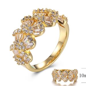 SJ30627, Ladies' Moissanite Ring, S925, Rhodium Plated, White, 4.09g