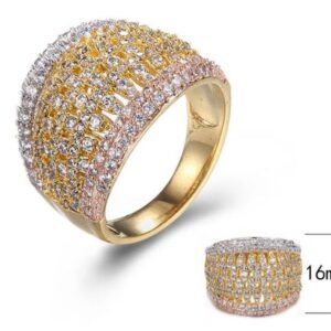 SJ31149, Ladies' Moissanite Ring, S925, Rhodium Plated, White, 5.53g