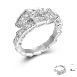 SJ45683, Ladies' Moissanite Ring, S925, Rhodium Plated, White, 4.25g