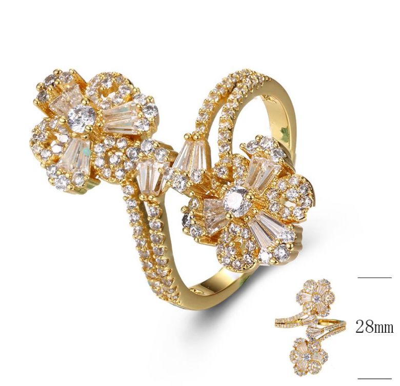 SJ34658, Ladies' Moissanite Ring, S925, Rhodium Plated, White, 4.383g
