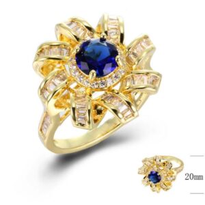 SJ41644, Ladies' Moissanite Ring, S925, Rhodium Plated, White, 6.533g