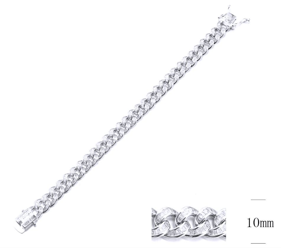 SB12509, Ladies' Moissanite Ring, S925, Rhodium Plated, White, 32.64g