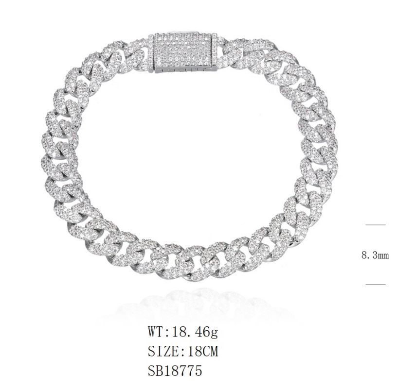 SB18775, Ladies' Moissanite Ring, S925, Rhodium Plated, White, 17.37g