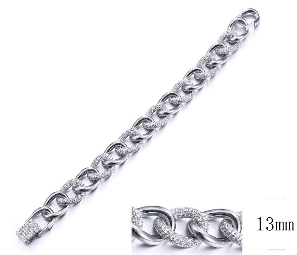 SB11873, Ladies' Moissanite Ring, S925, Rhodium Plated, White, 28.59g